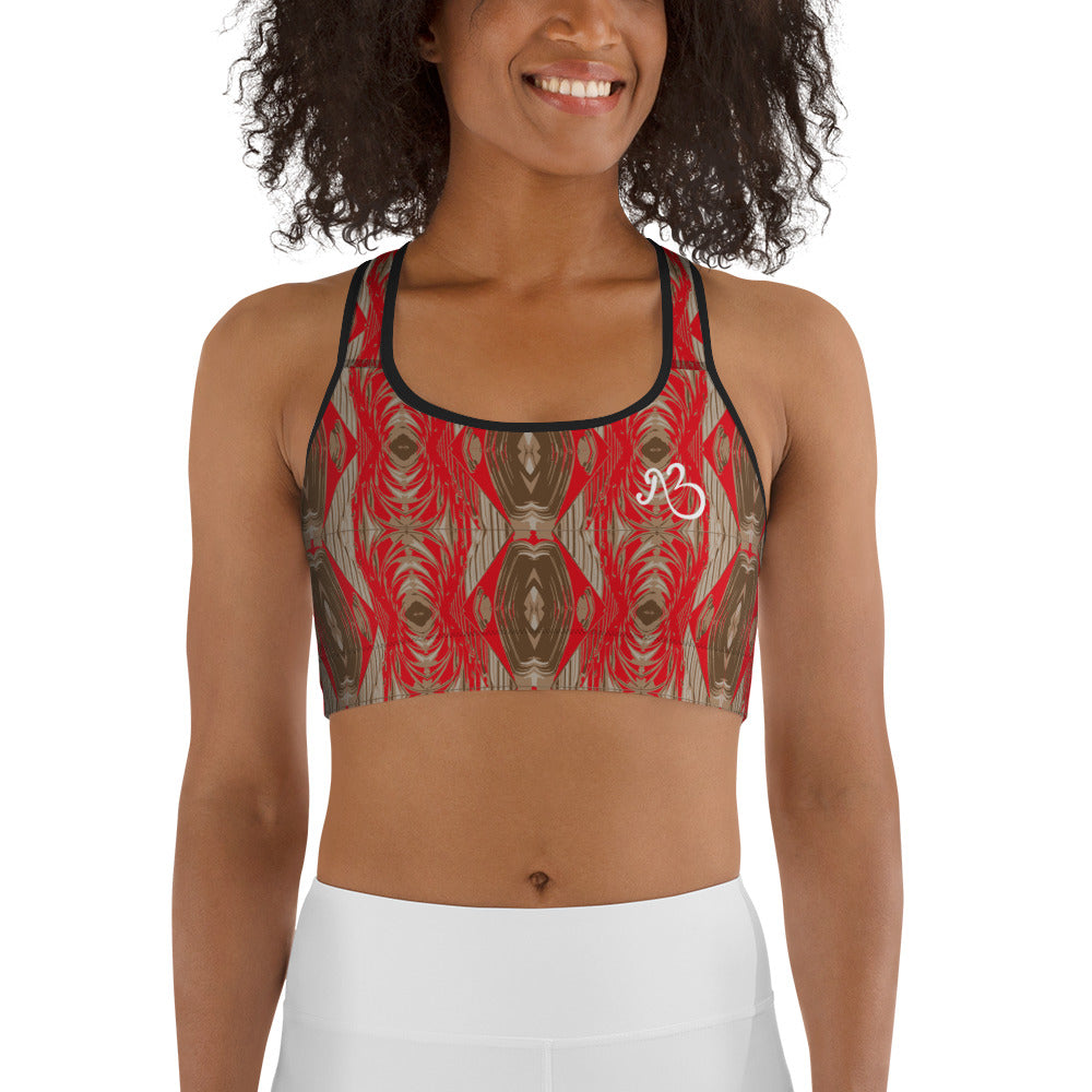 Cathedral Print Sports Bra