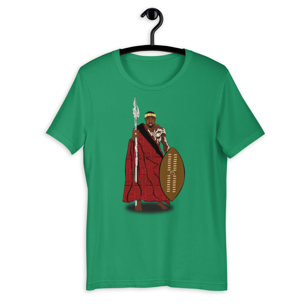 AfriBix Warrior African King Short-Sleeve Unisex T-Shirt