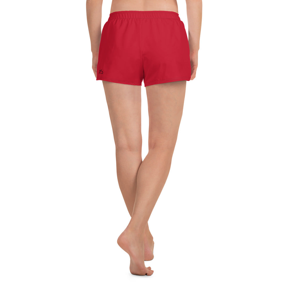 AfriBix Warrior Women's Athletic Shorts - Red