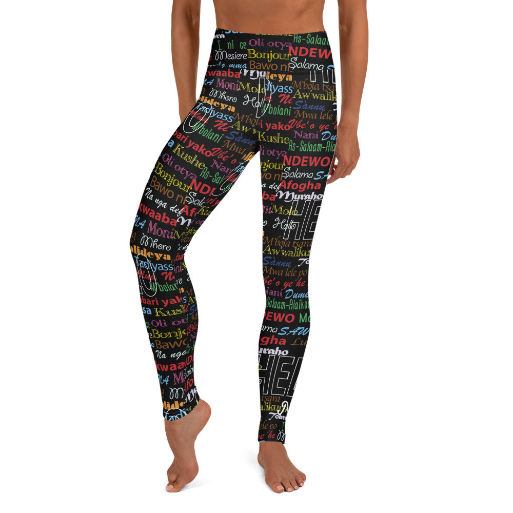 AfriBix Hello Print Leggings