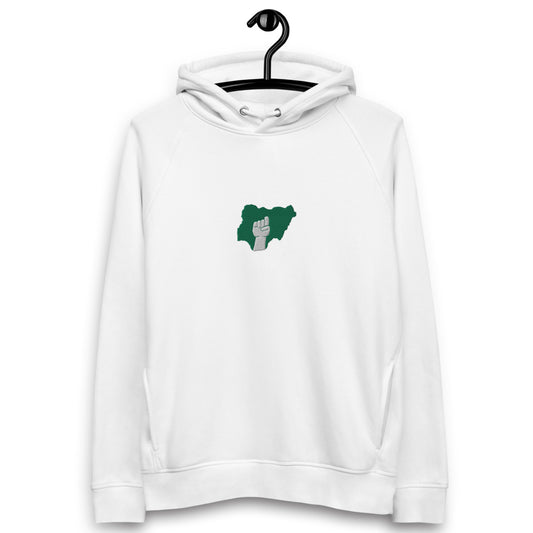 Naija Pride Embroidered Organic Unisex pullover hoodie