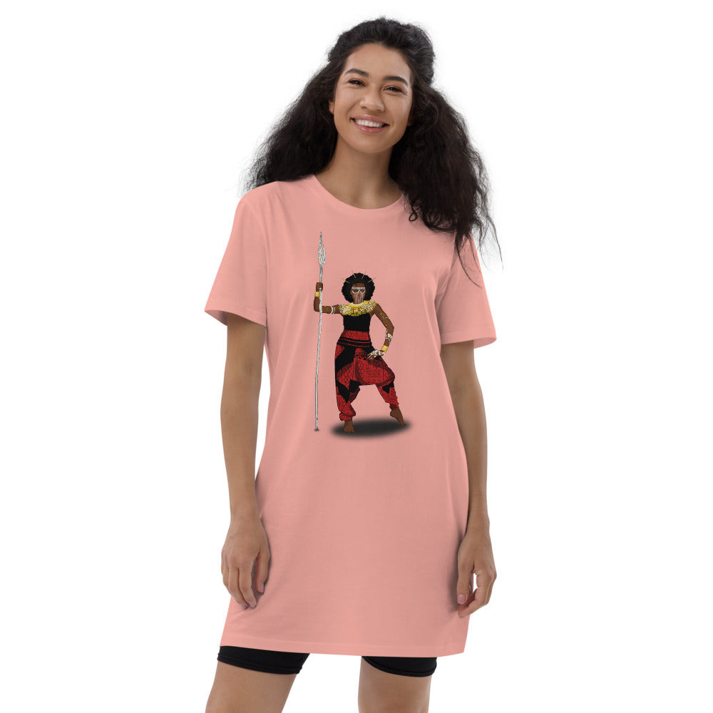 AfriBix Warrior Organic Cotton T-shirt Dress