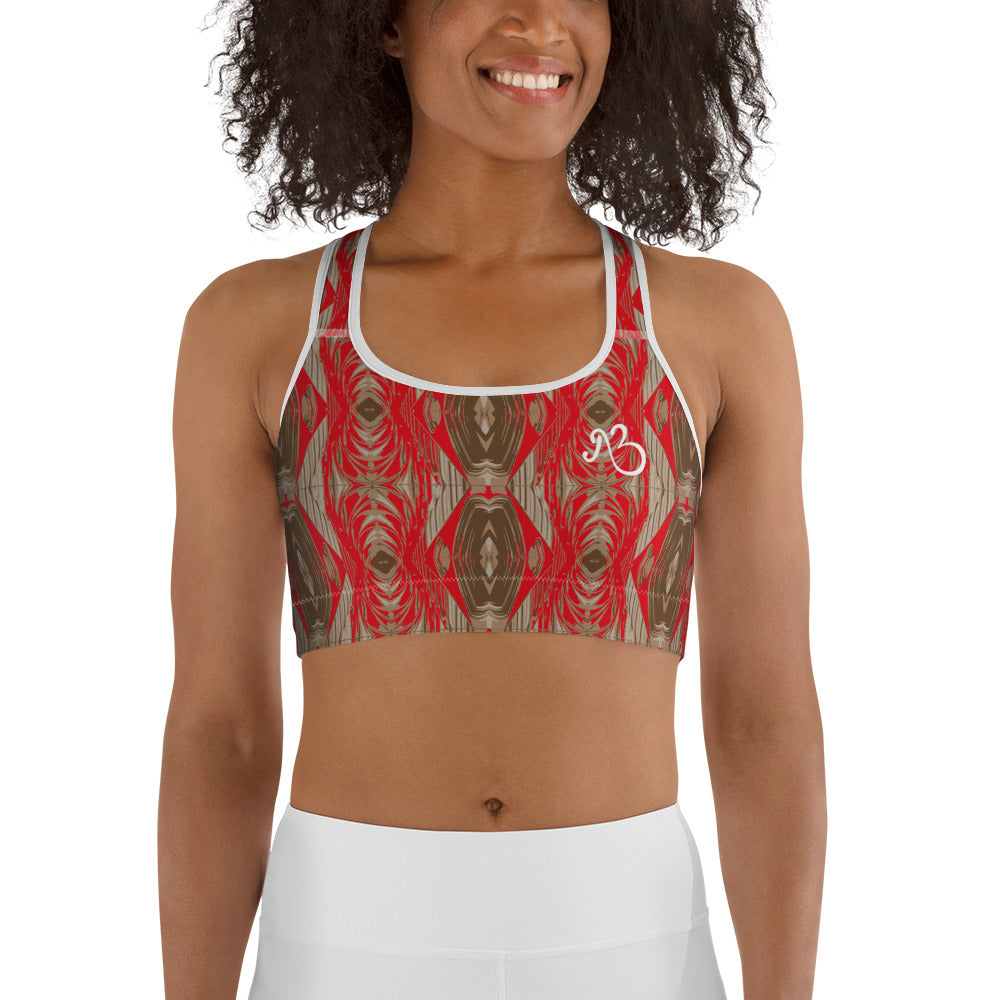 Cathedral Print Sports Bra