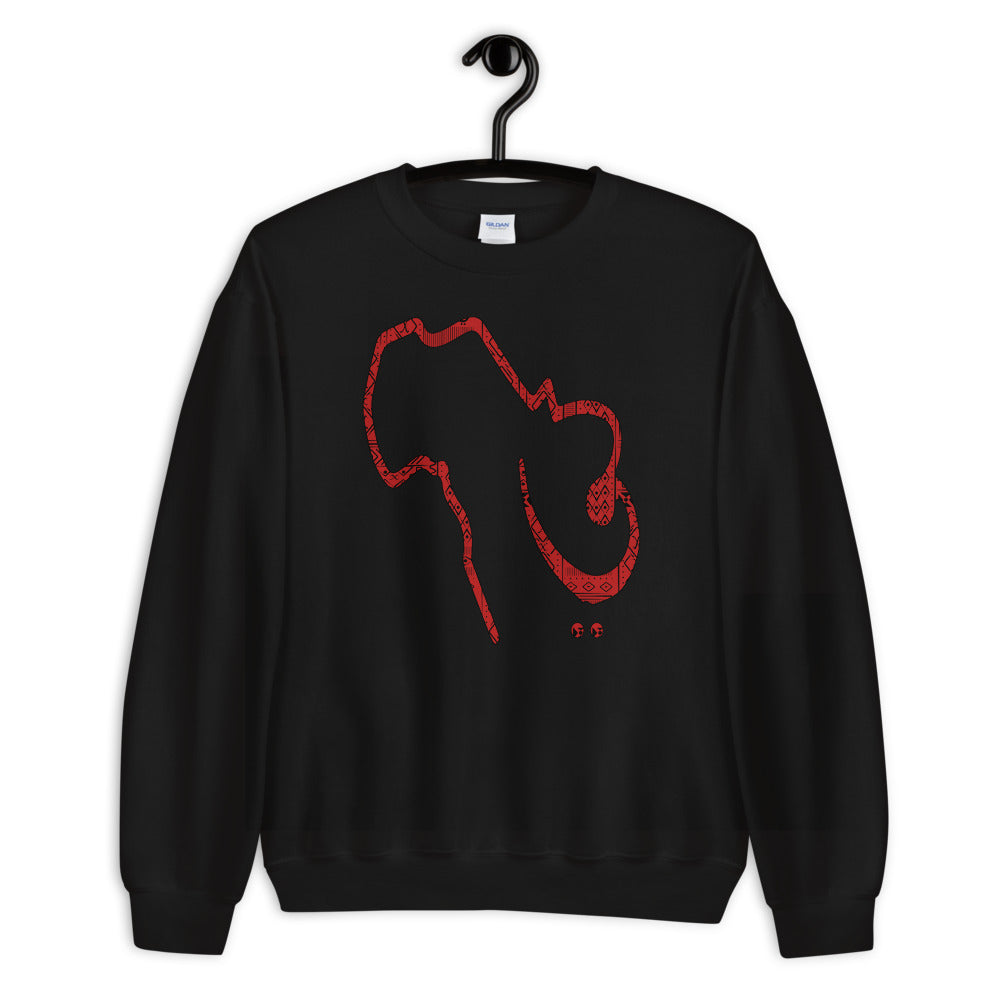 Sounds of Africa Unisex Crew Neck Long Sleeve Pullover Sweatshirt