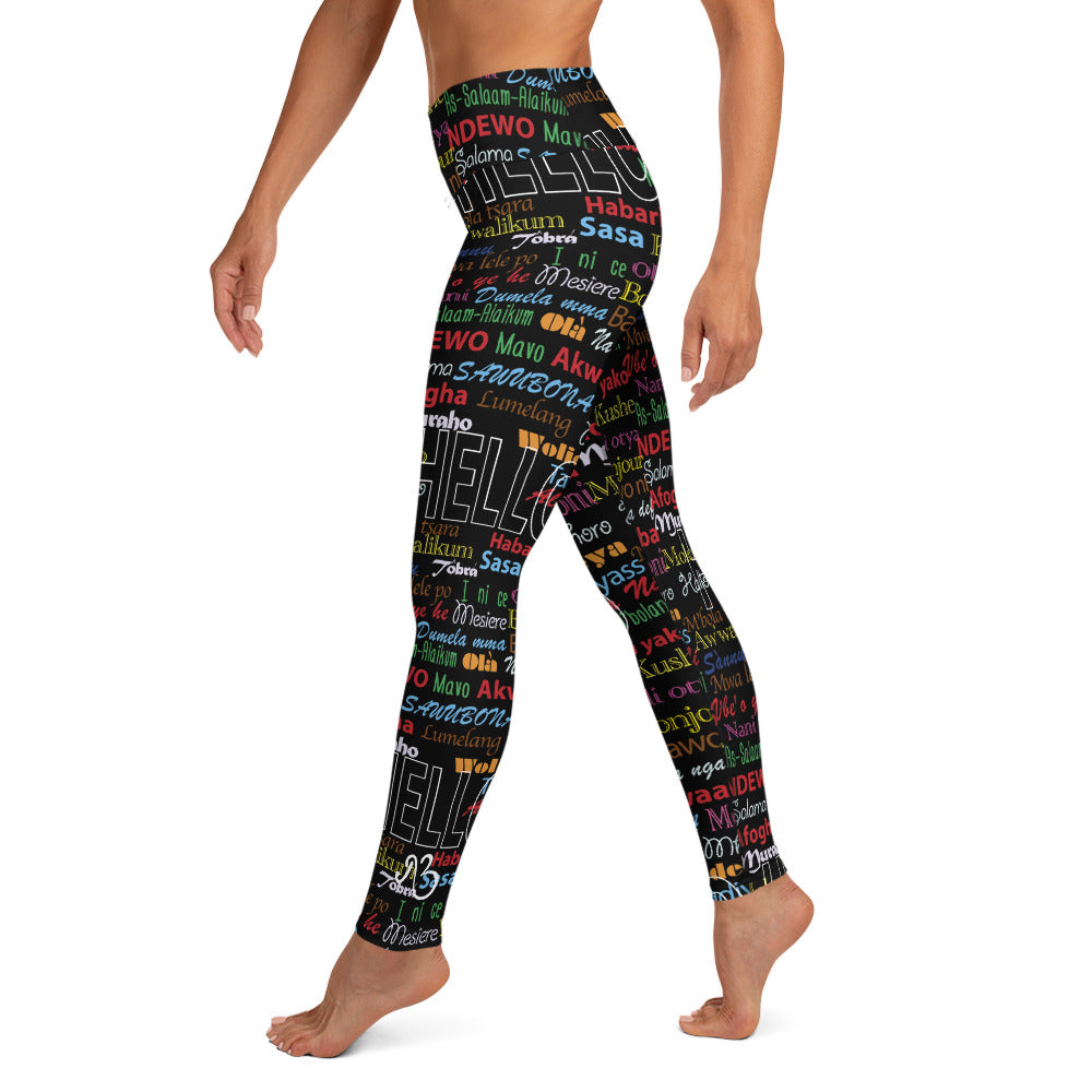 AfriBix Hello Print Leggings