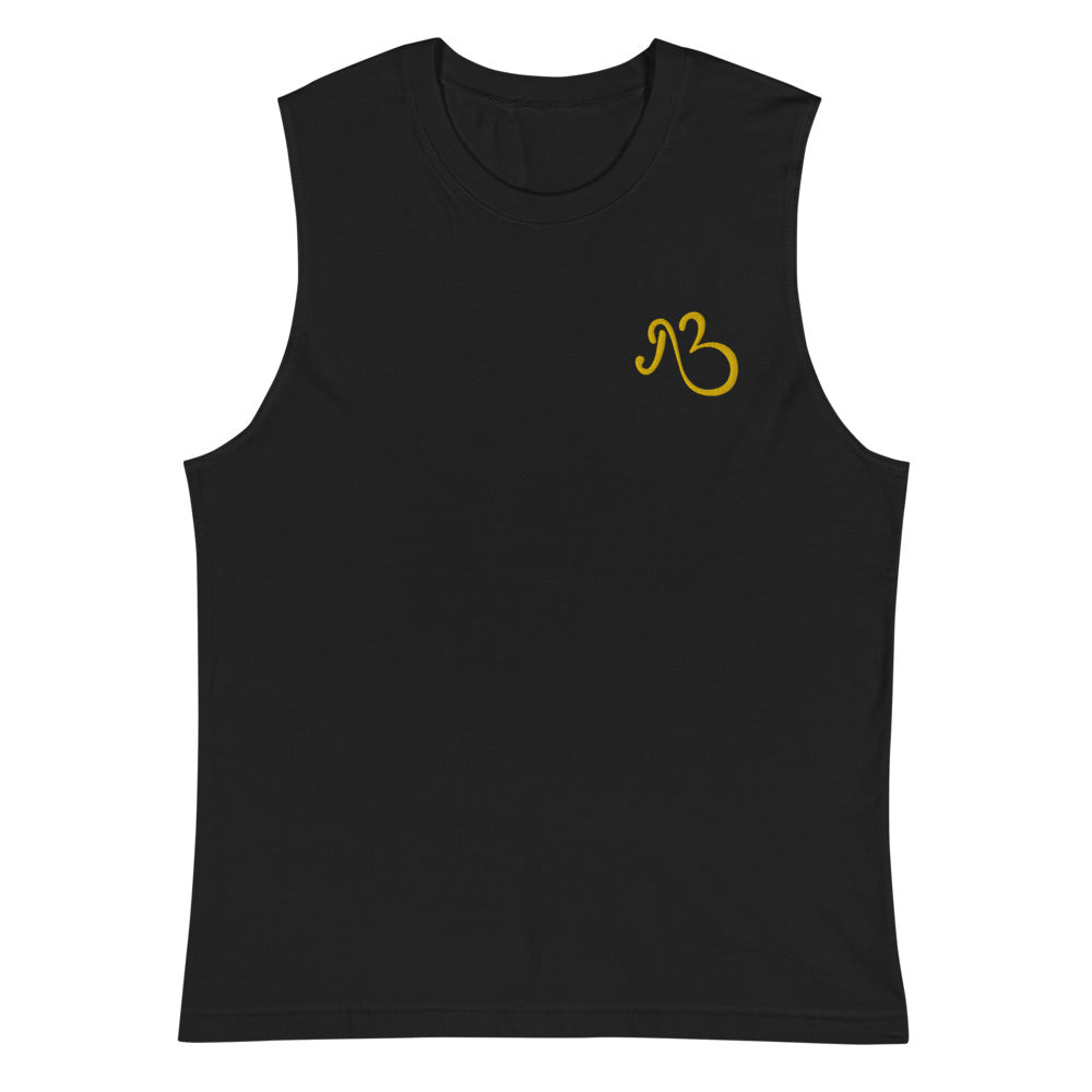 AfriBix Classic Embroidered Unisex Muscle Shirt