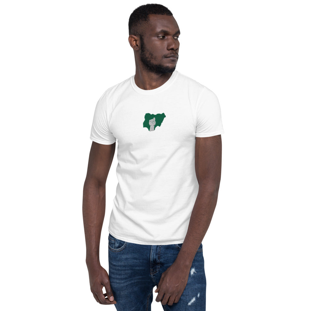 Naija Pride Embroidered Short-Sleeve Unisex T-Shirt