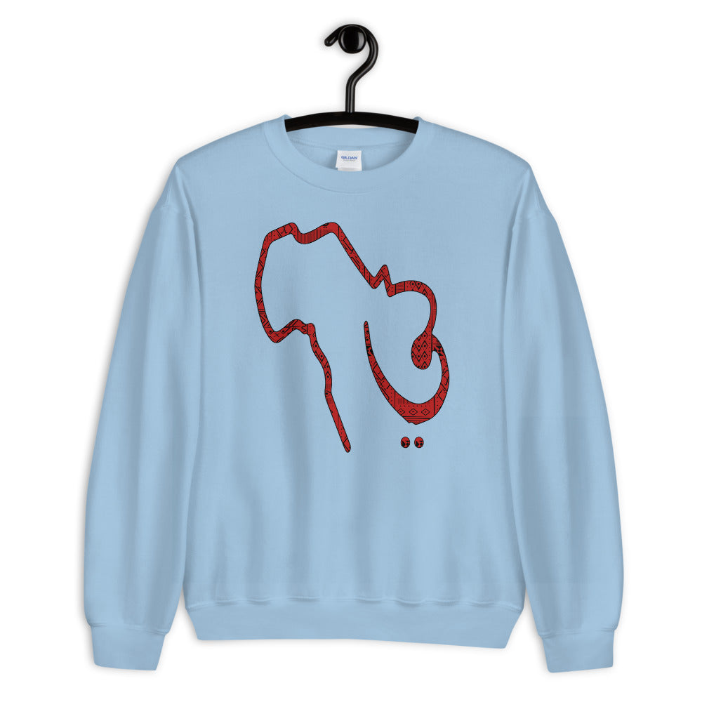 Sounds of Africa Unisex Crew Neck Long Sleeve Pullover Sweatshirt