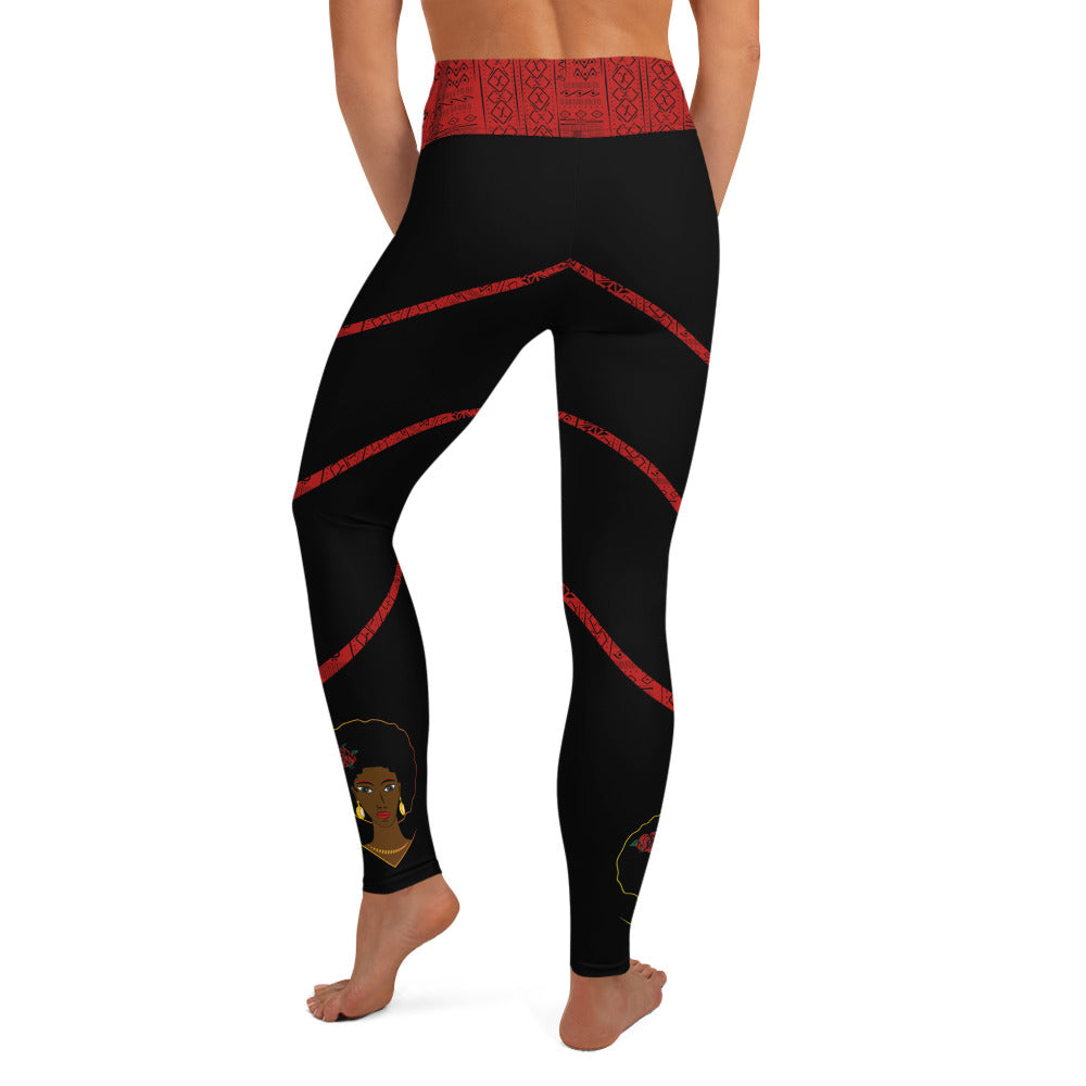 AfriBix Warrior Tribal Print Leggings