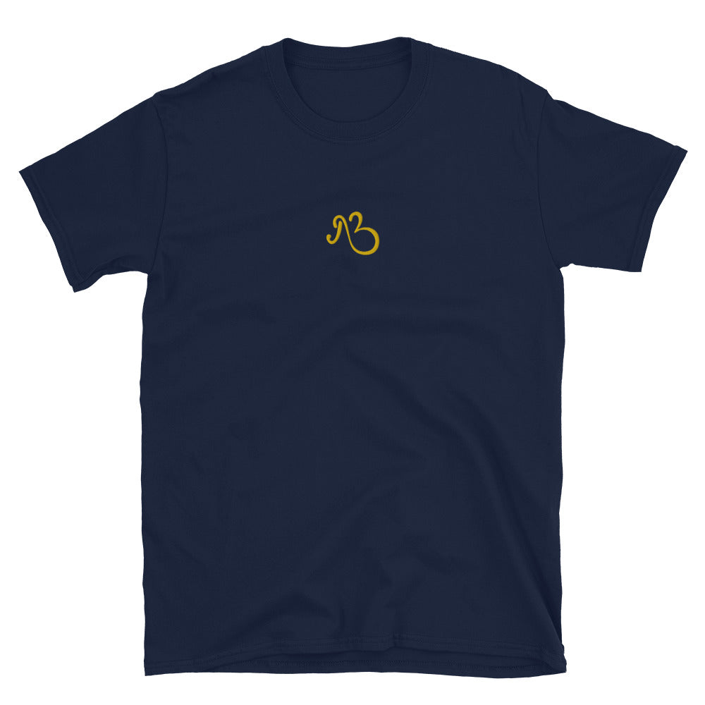AfriBix Classic Embroidered Short-Sleeve Unisex T-Shirt