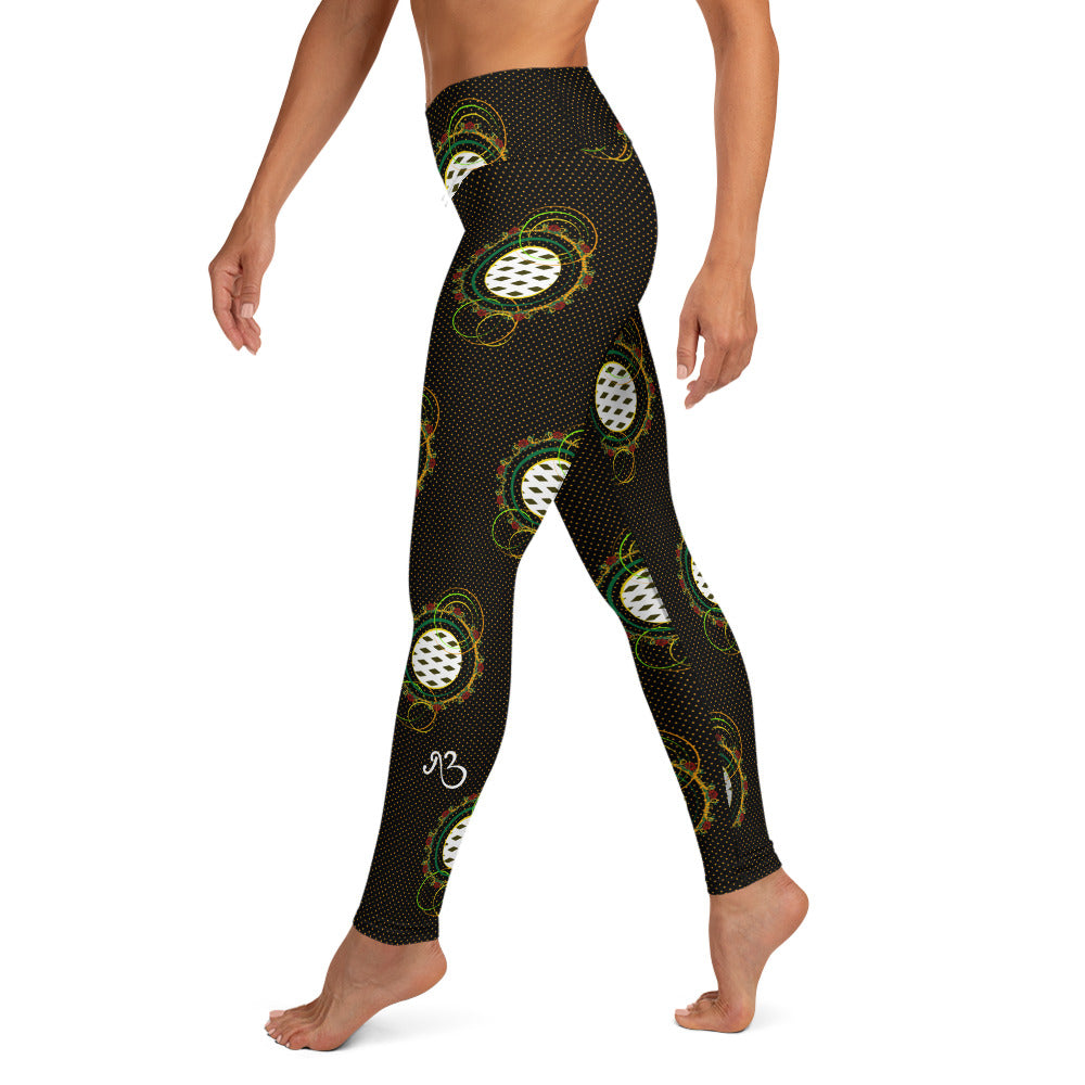 Adaeze Print Leggings - Noir