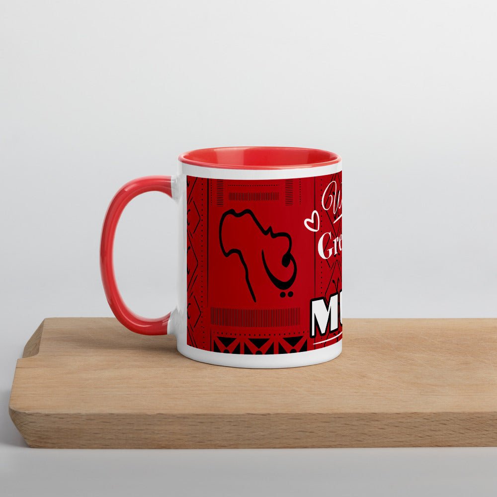 World's Greatest Mum Mug with Color Inside
