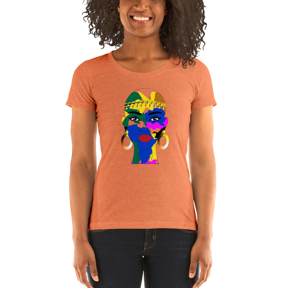 AfriBix Warrior Camo Ladies' T-shirt