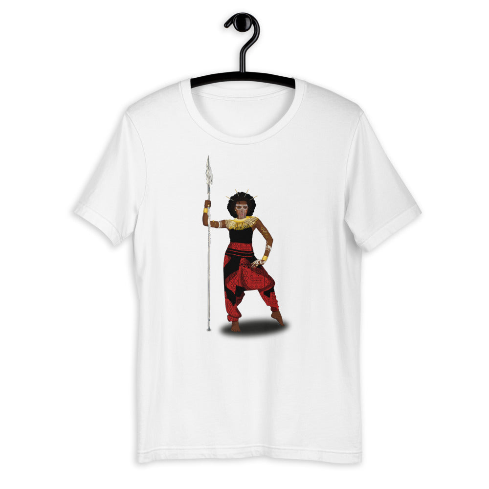 AfriBix Warrior African Queen Short-Sleeve Unisex T-Shirt