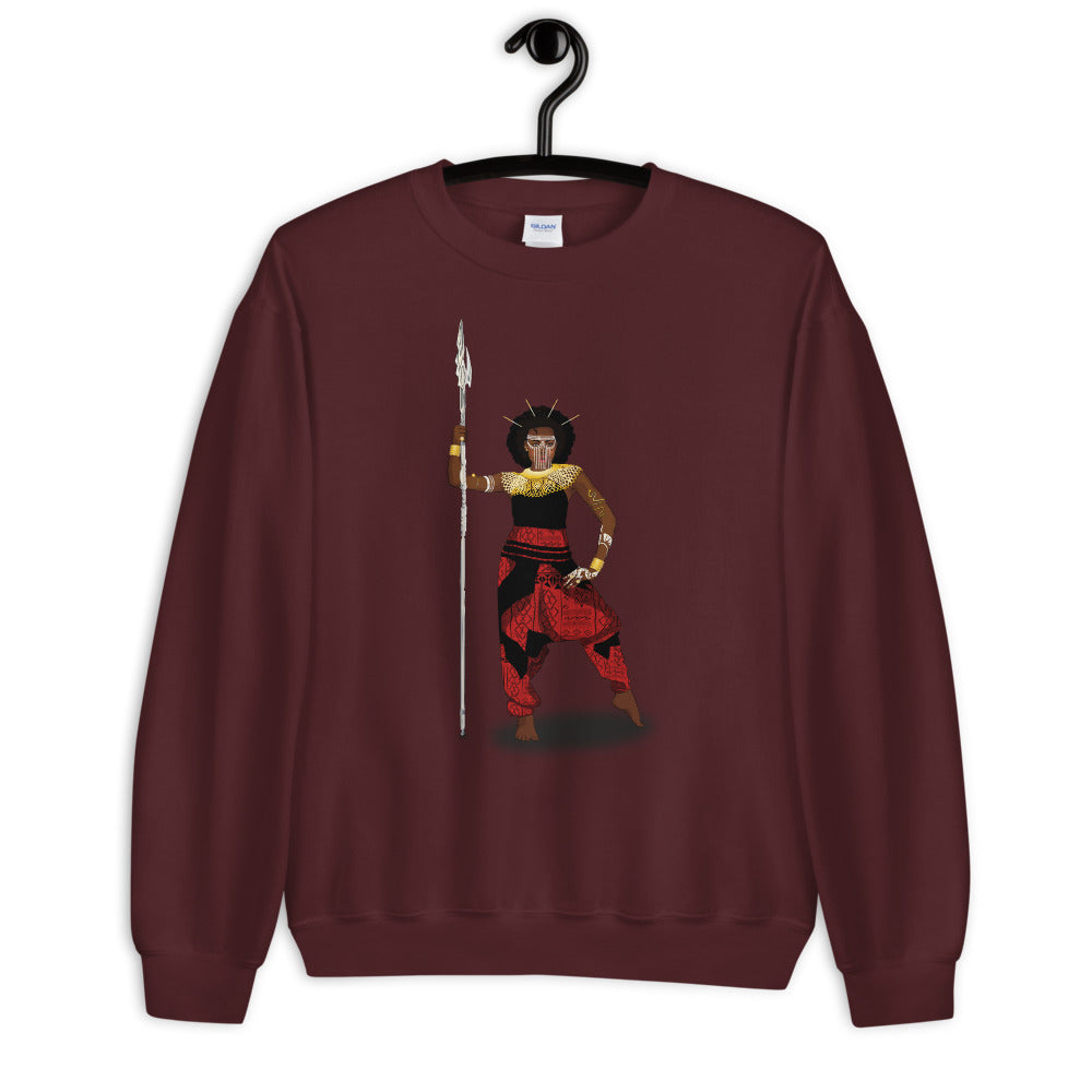 AfriBix Warrior African Queen Comfortable Unisex Sweatshirt