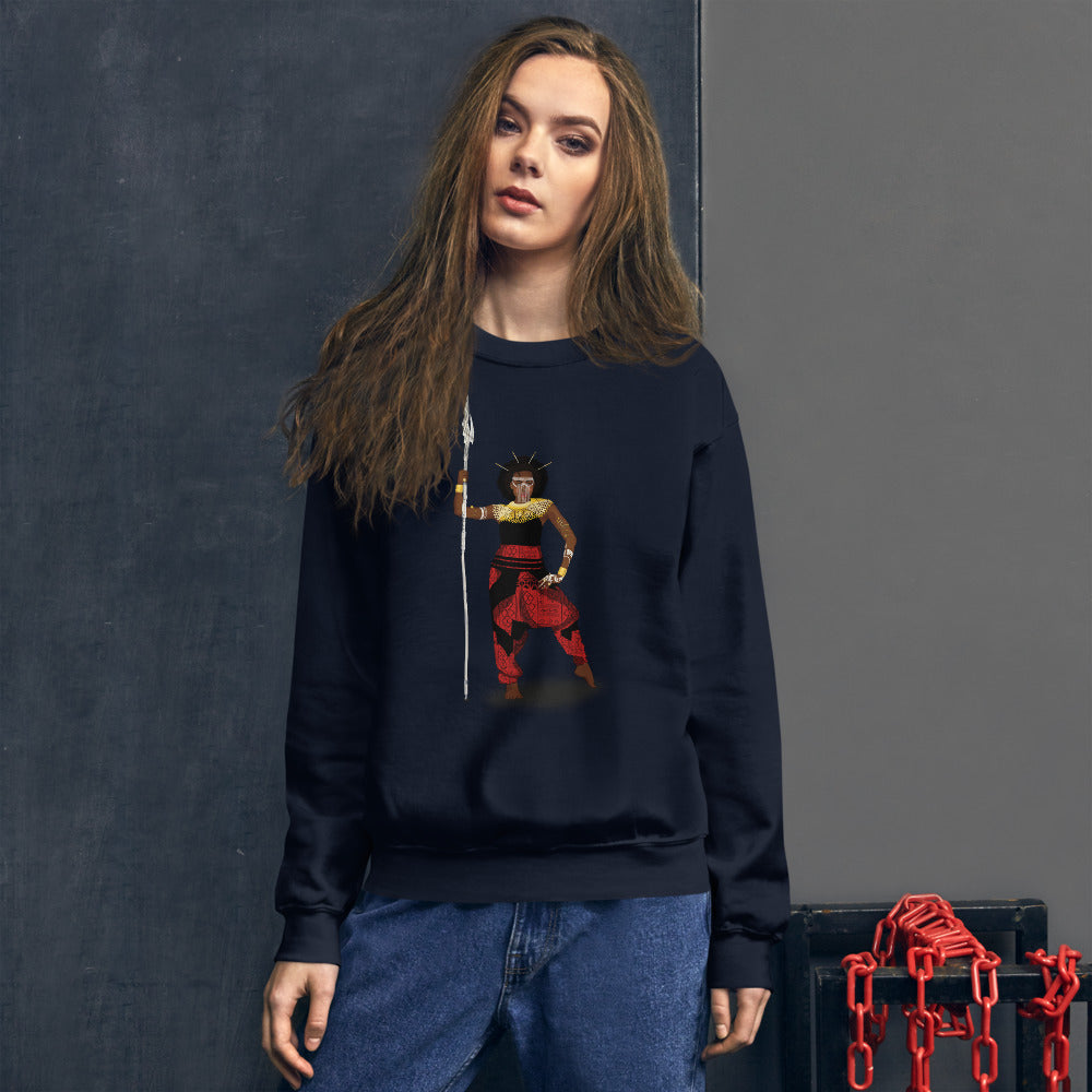 AfriBix Warrior African Queen Comfortable Unisex Sweatshirt