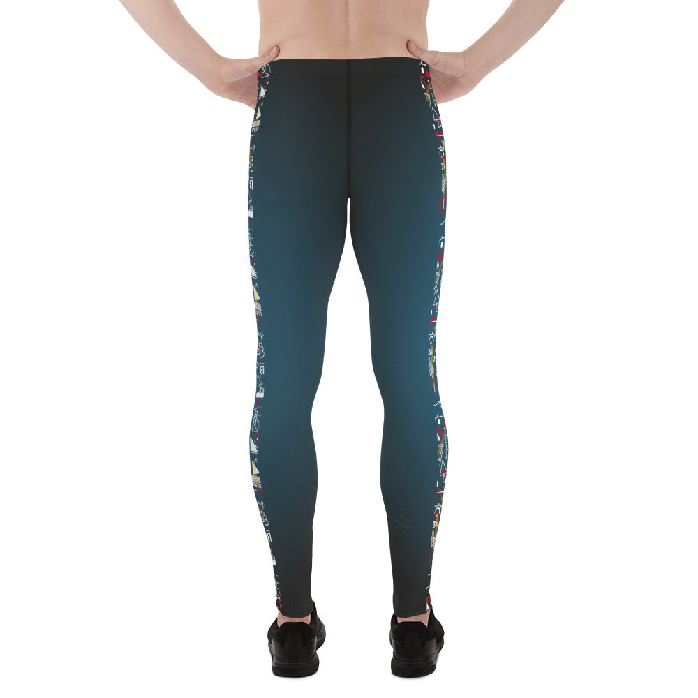 Linear Sky Galaxy Men's Leggings