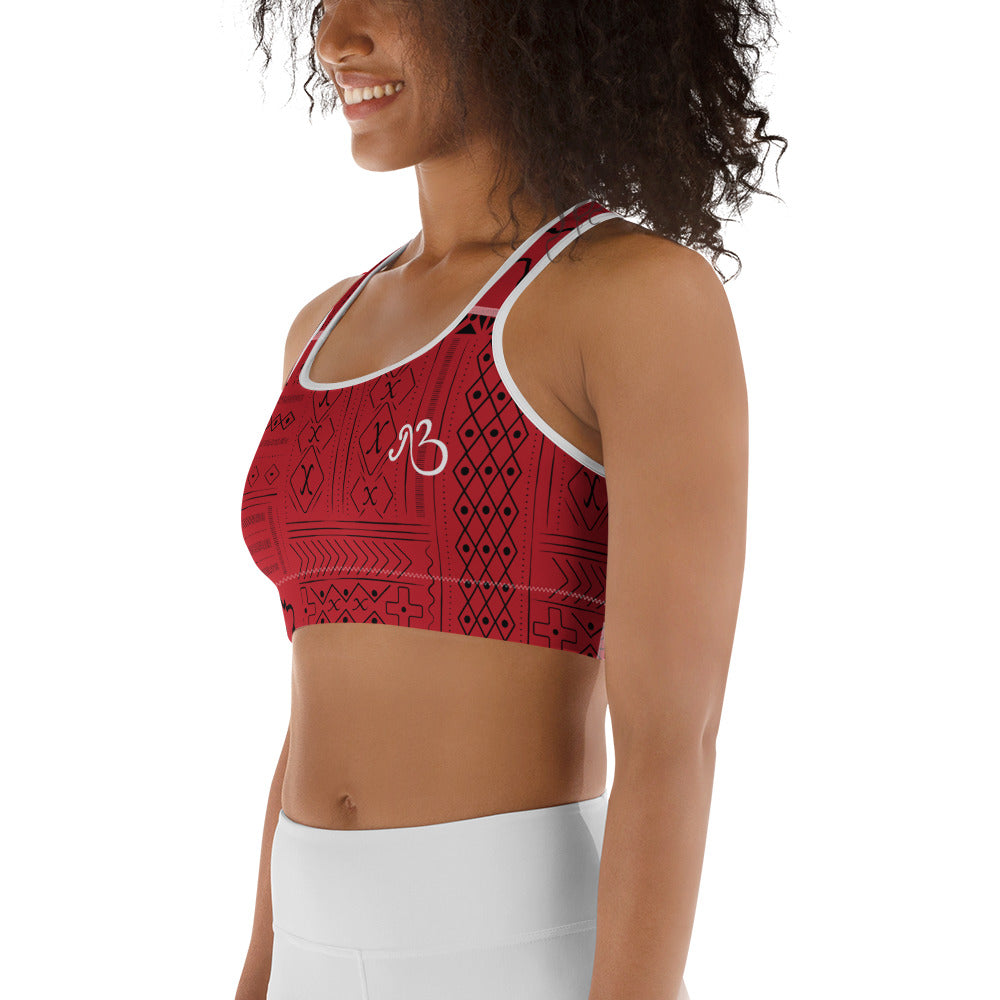 Tribal Print Sports bra