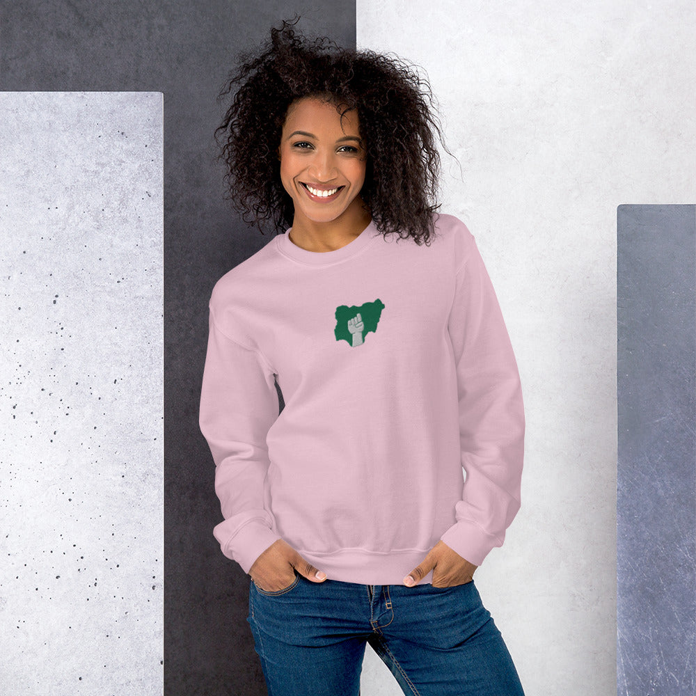 Naija Pride Embroidered Unisex Sweatshirt