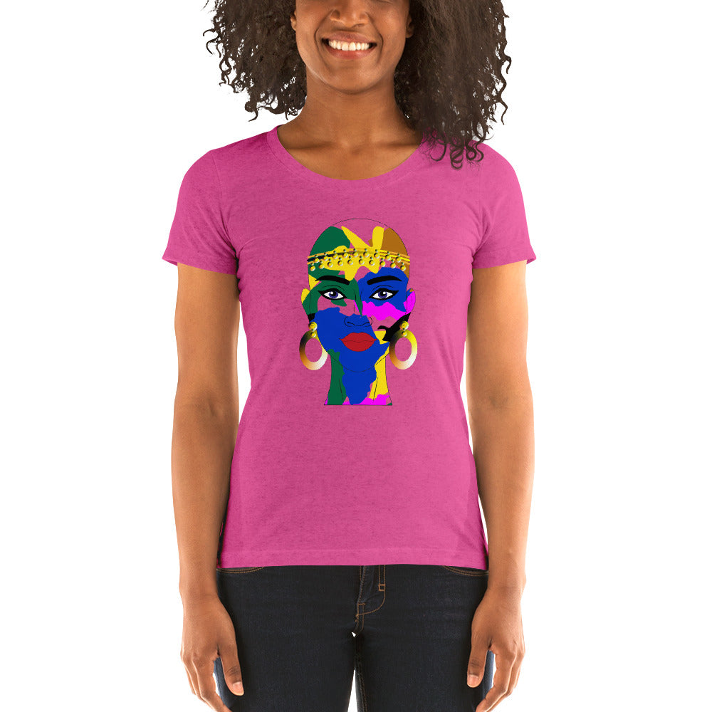 AfriBix Warrior Camo Ladies' T-shirt