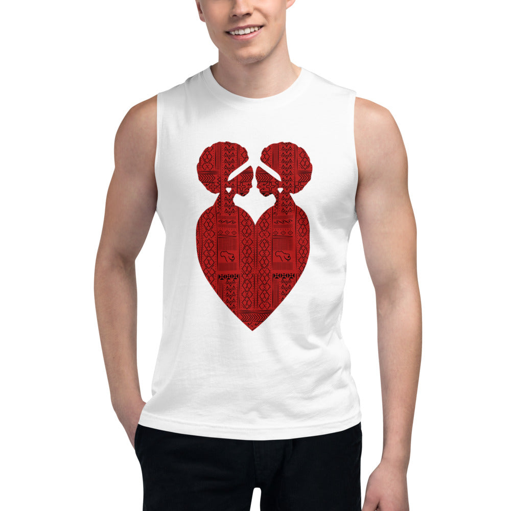 Ubuntu Tribal Print Muscle Shirt