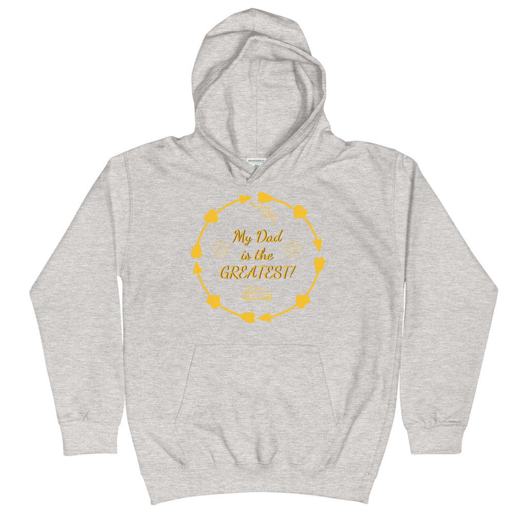 'Greatest Dad' Unisex Kids Hoodie