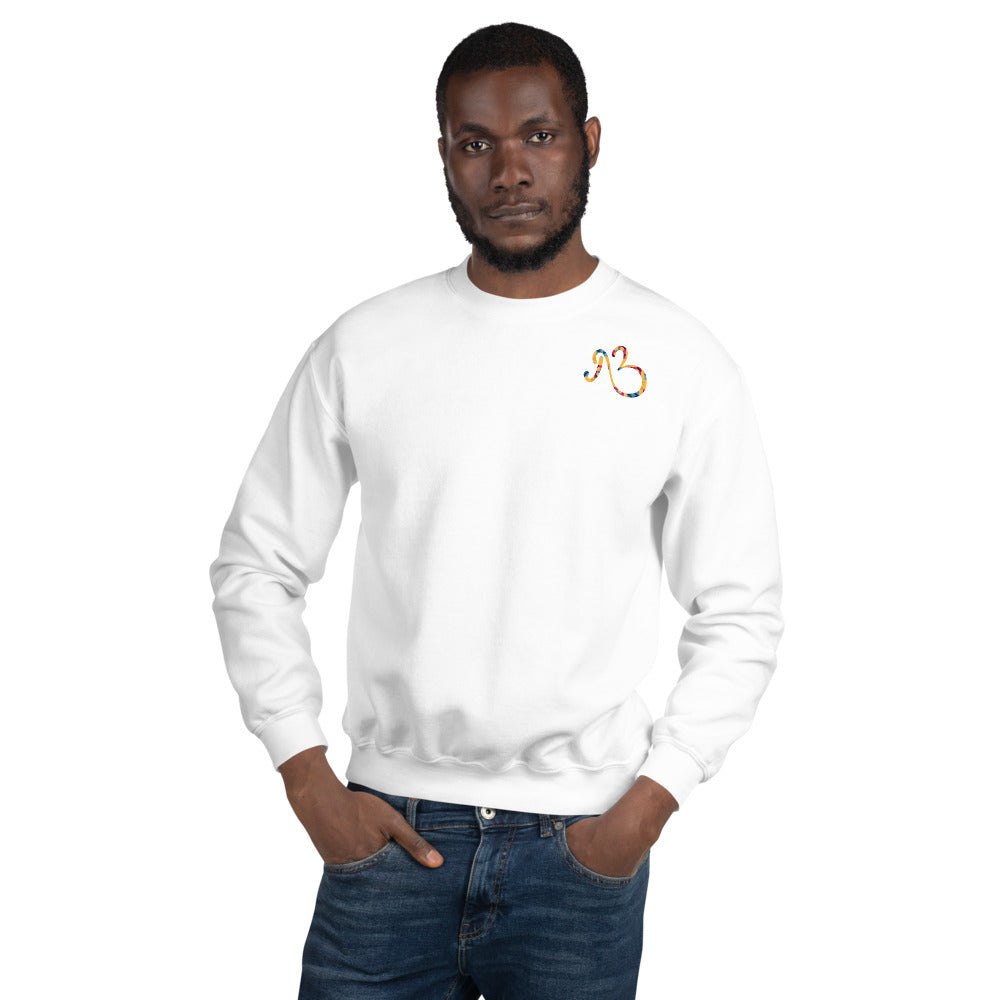 AfriBix Classic Unisex Crew Neck Long Sleeve Pullover Sweatshirt