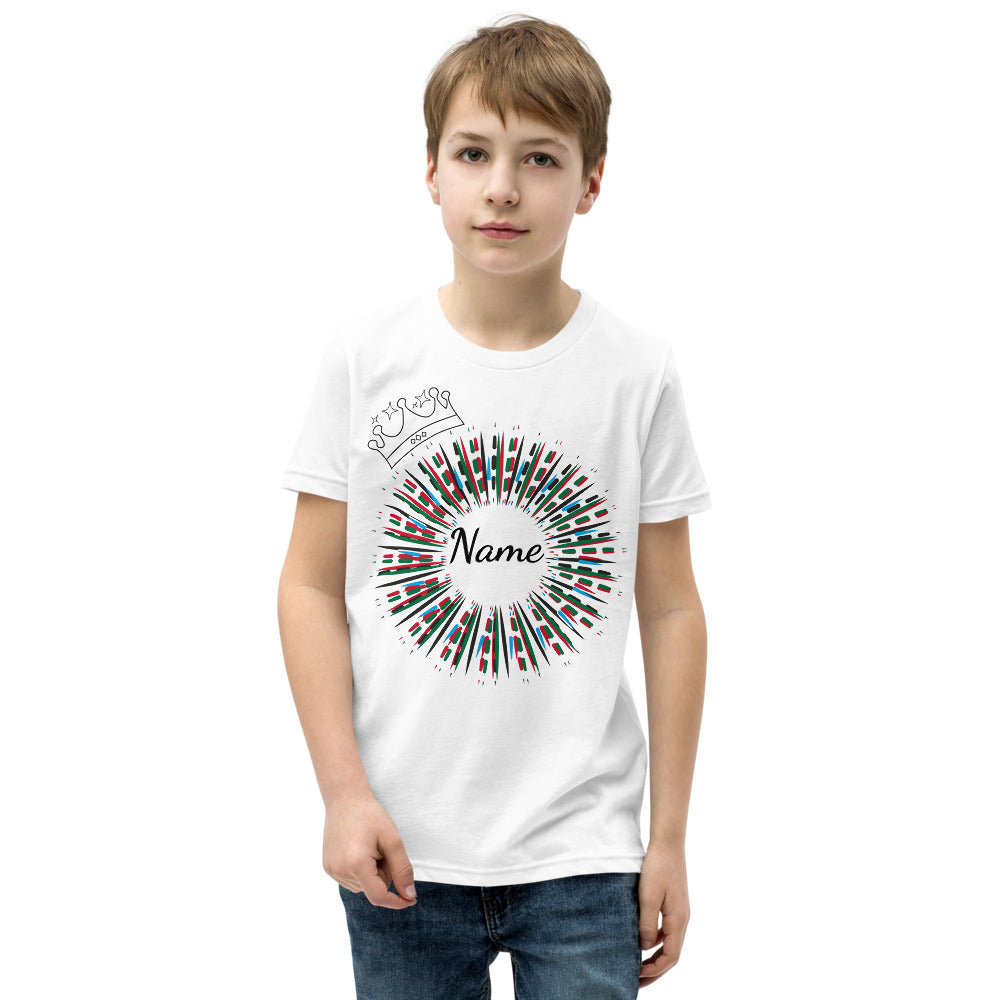 Personalised Youth Unisex Short Sleeve T-Shirt