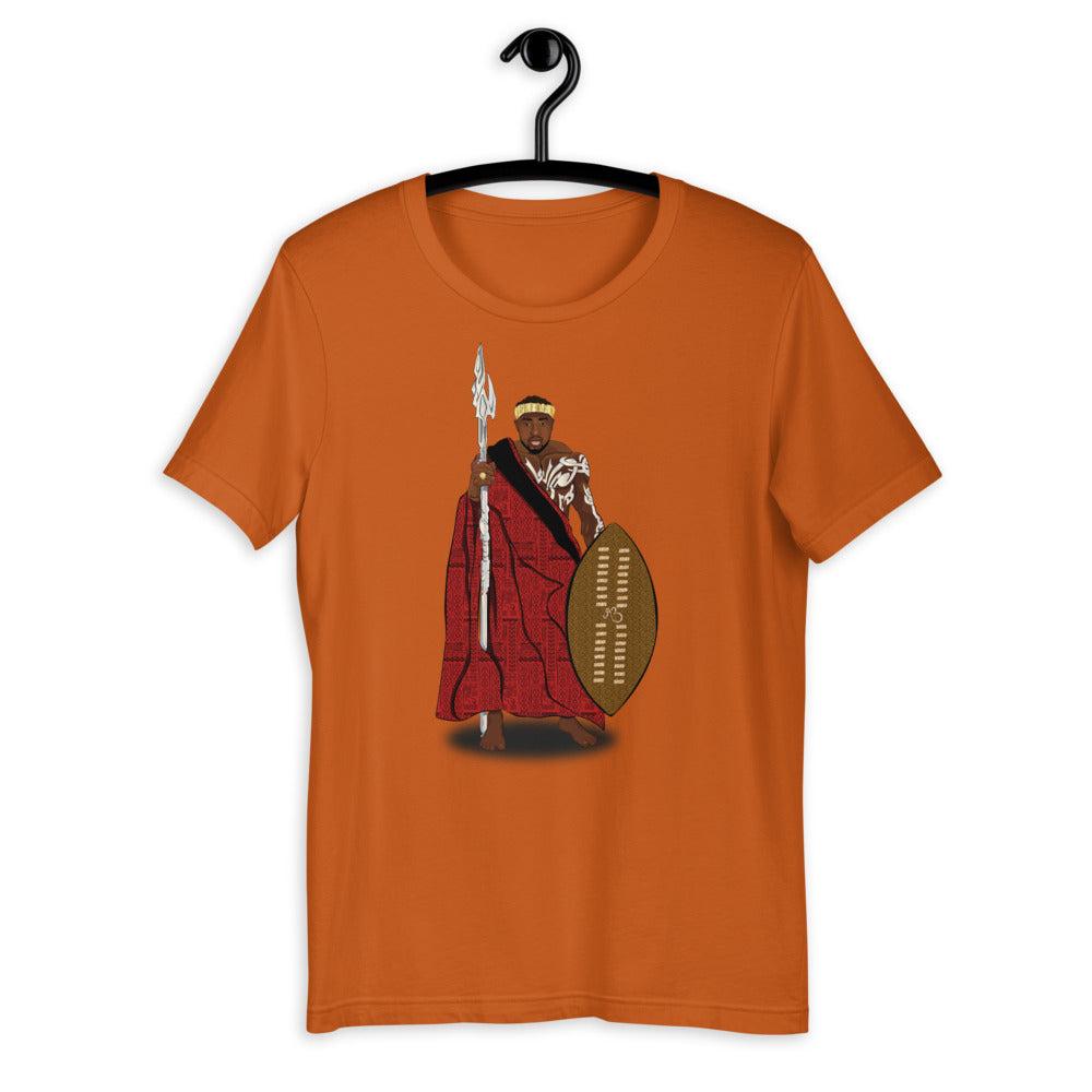 AfriBix Warrior African King Short-Sleeve Unisex T-Shirt