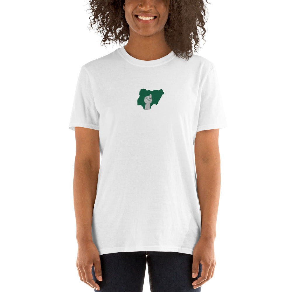 Naija Pride Embroidered Short-Sleeve Unisex T-Shirt