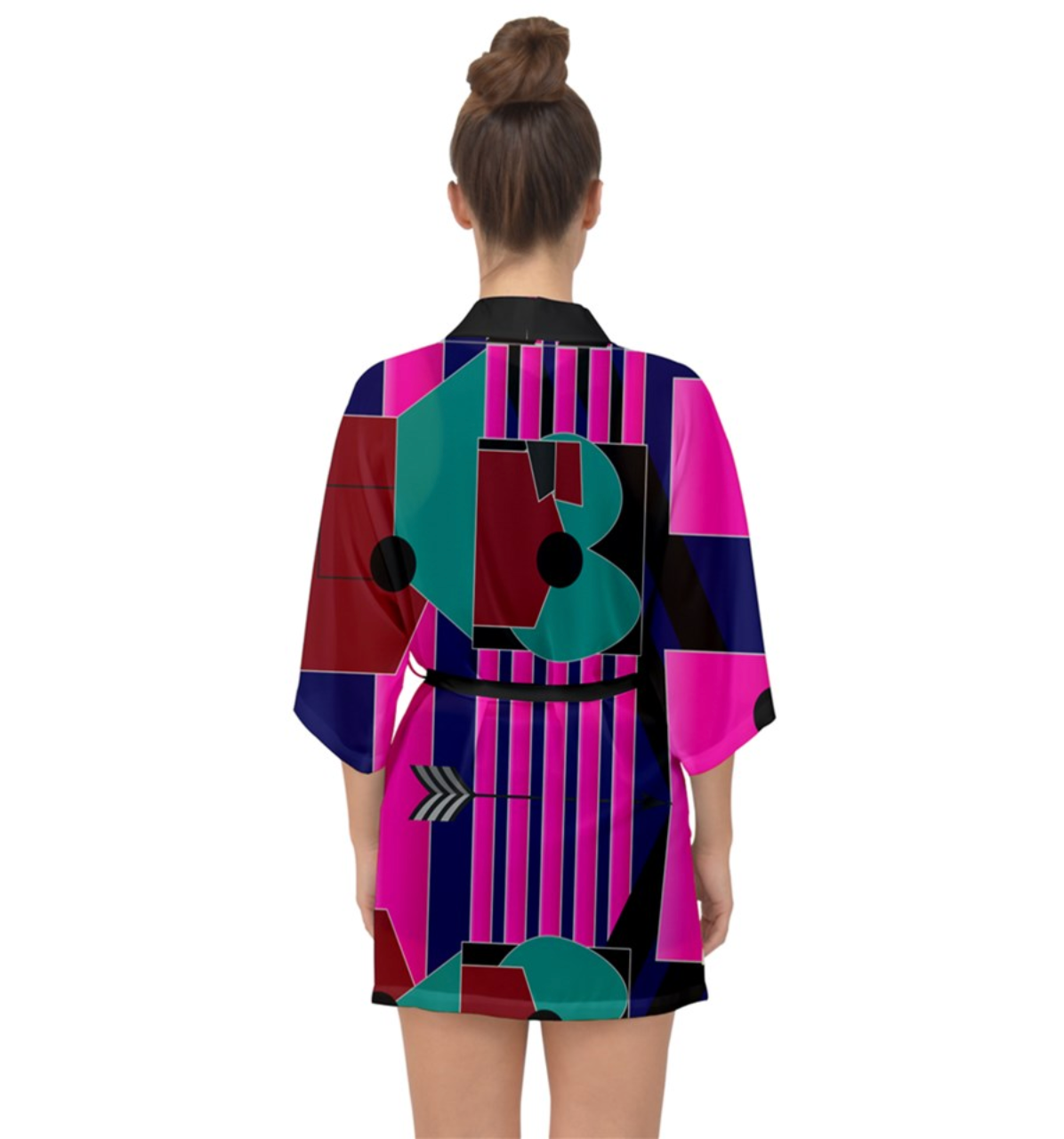 AfriBix Gallery Print Kimono
