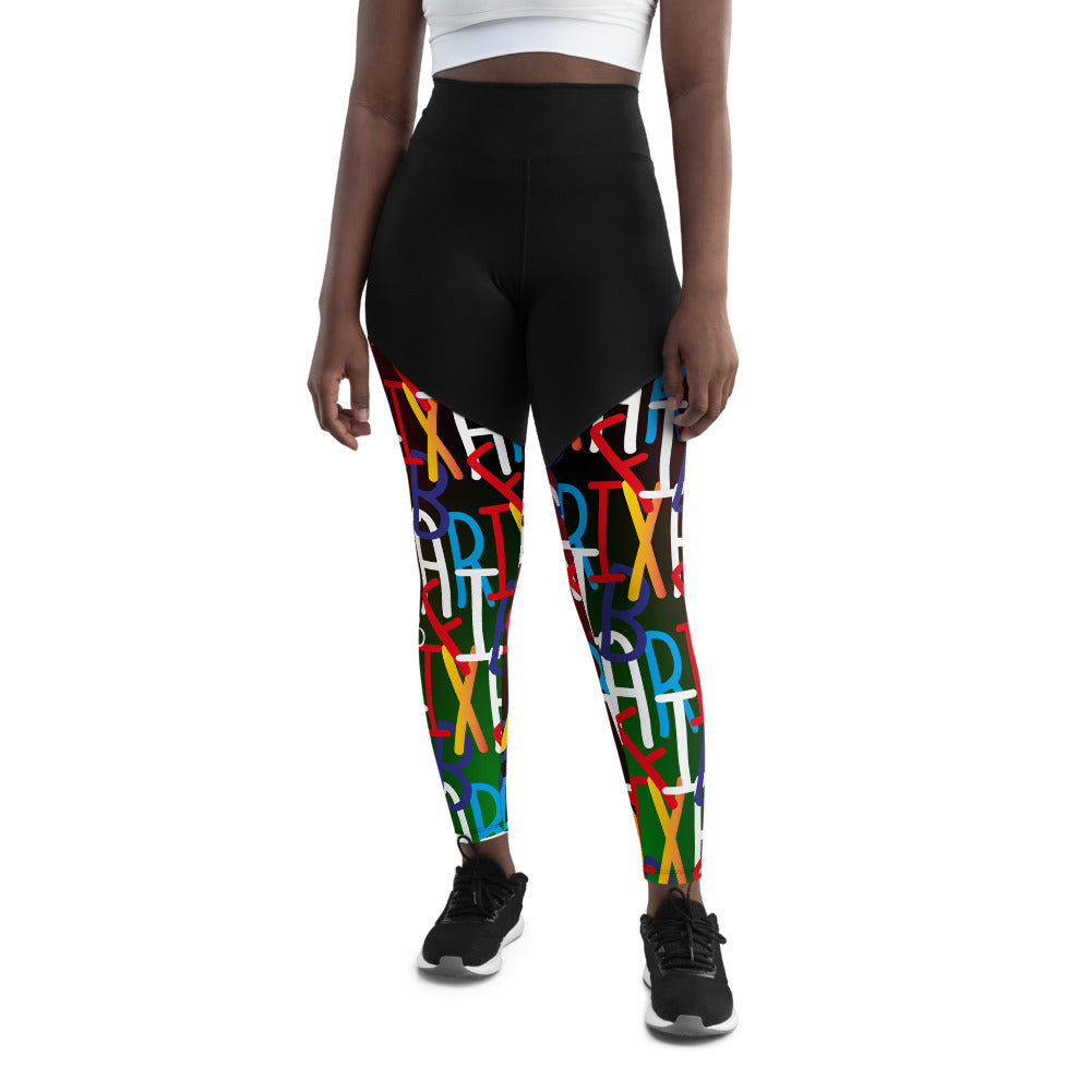 Compression Sports Leggings - AfriBix Collage