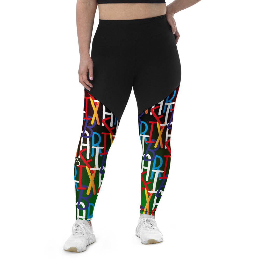 Compression Sports Leggings - AfriBix Collage