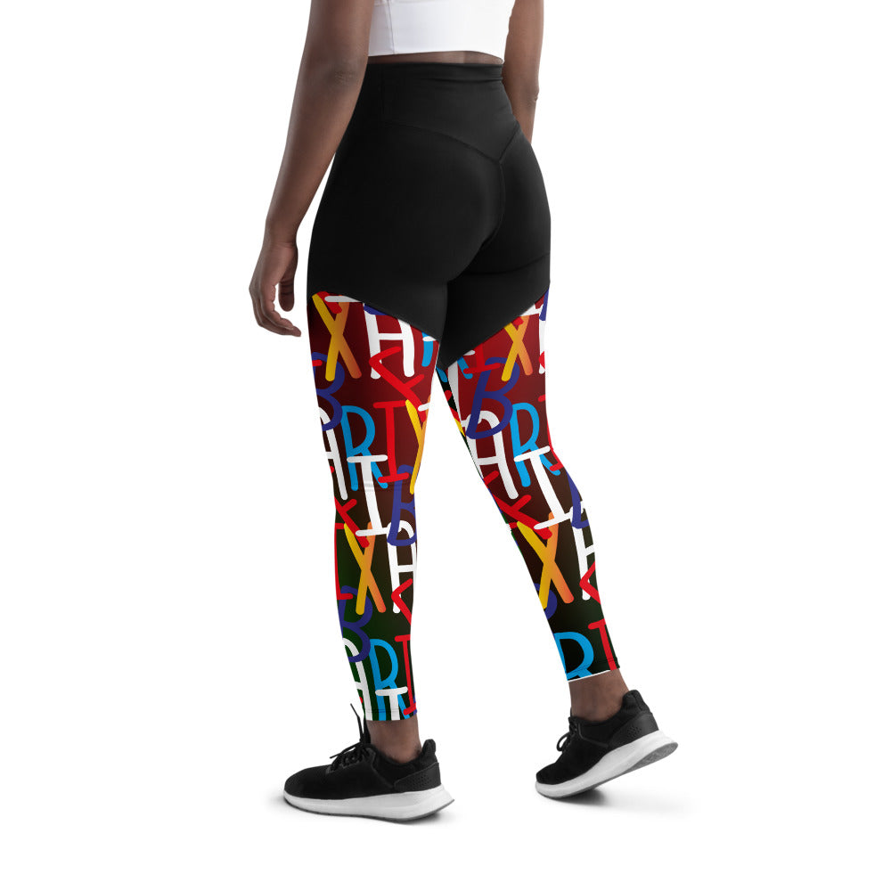 Compression Sports Leggings - AfriBix Collage