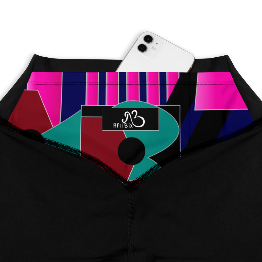 Compression Sports Leggings - Gallery Print