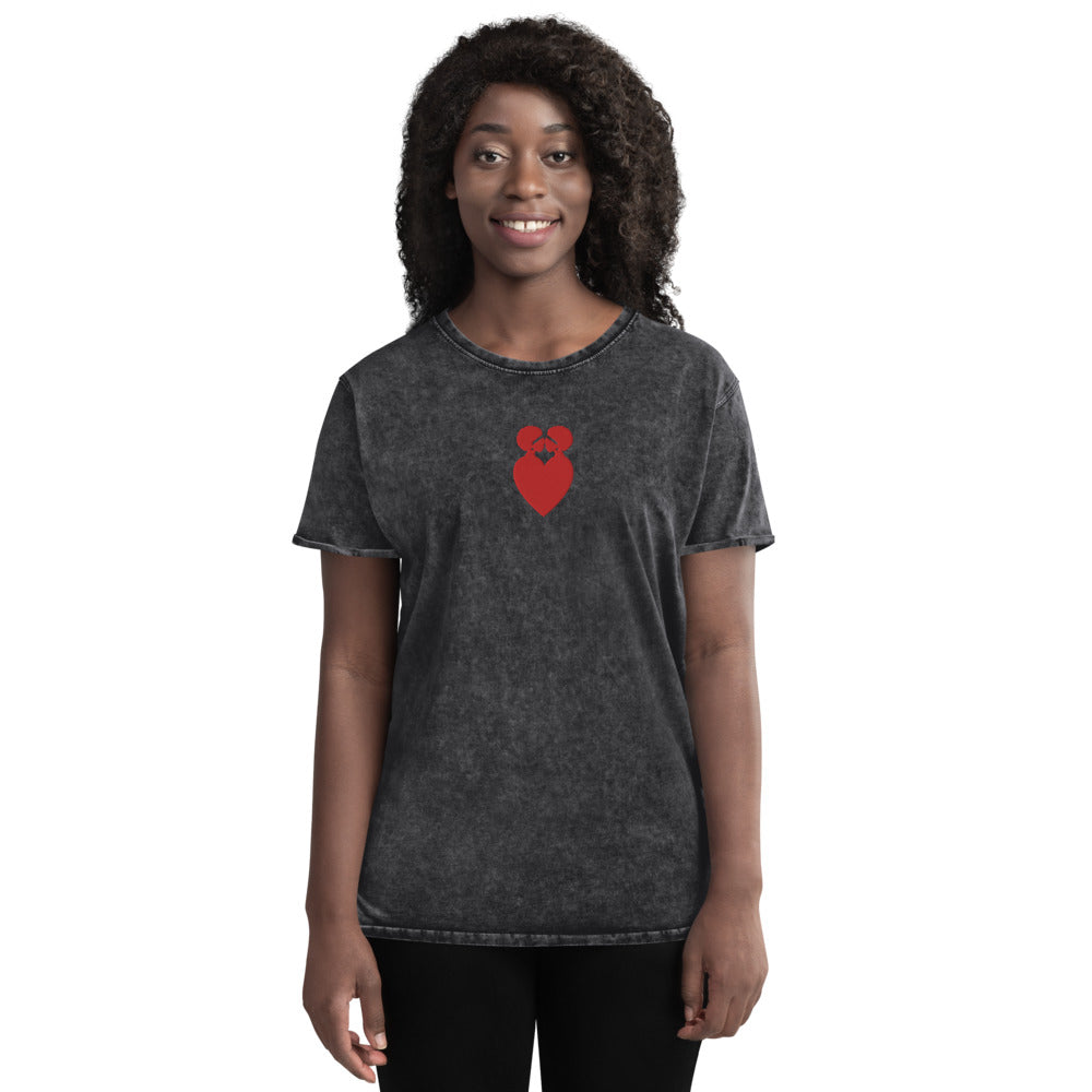 Ubuntu Embroidered Denim T-Shirt