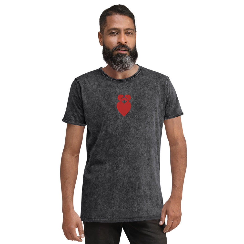 Ubuntu Embroidered Denim T-Shirt