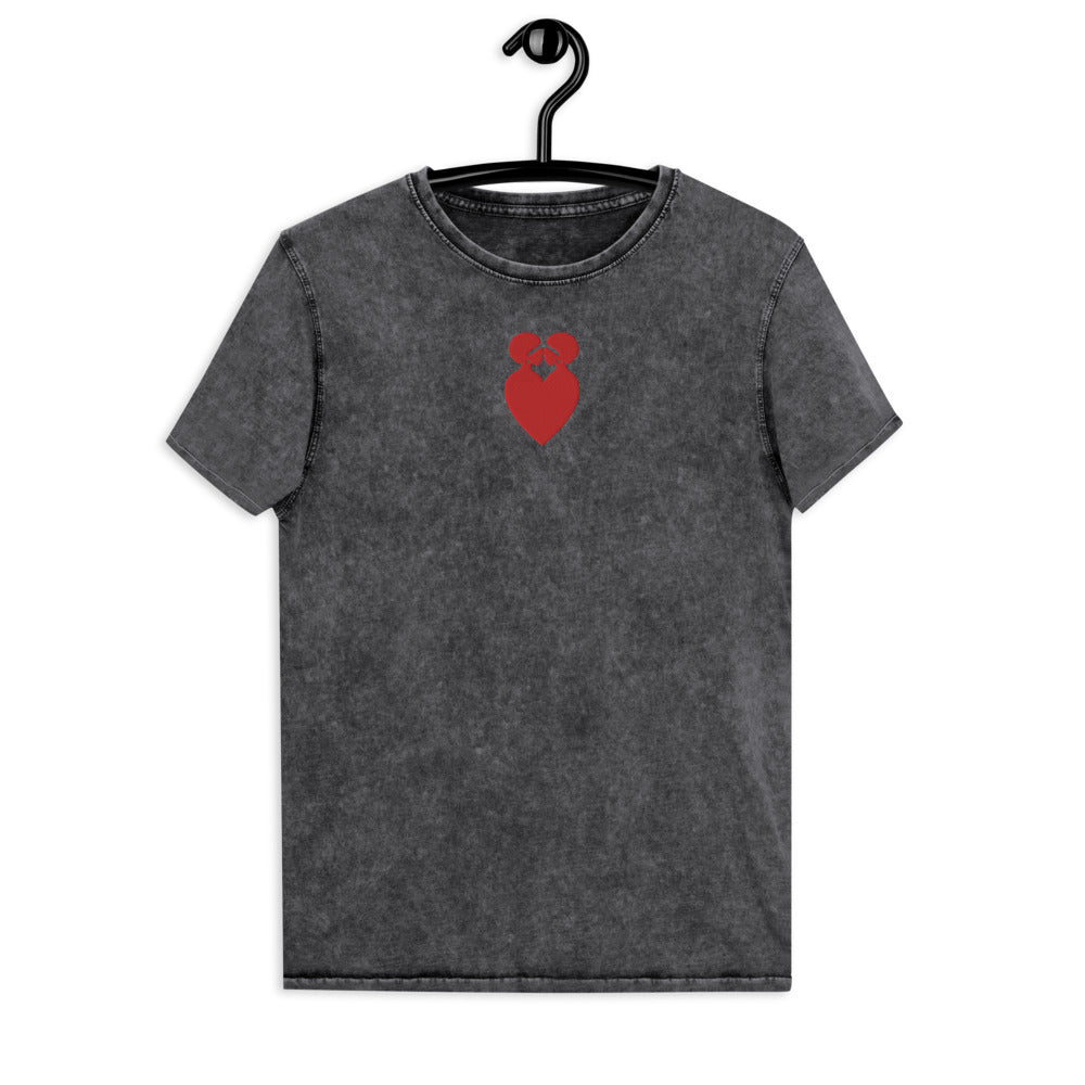 Ubuntu Embroidered Denim T-Shirt