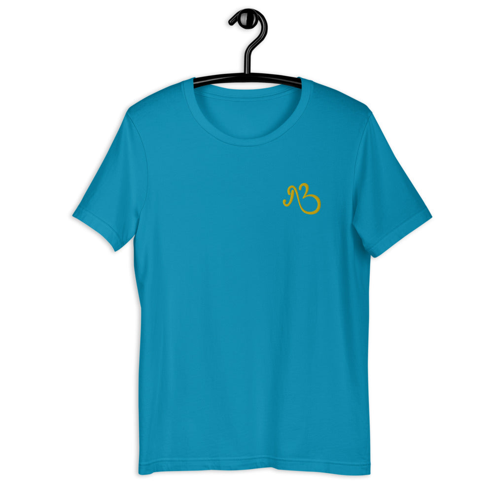 AfriBix Classic Embroidered Short-sleeve unisex t-shirt