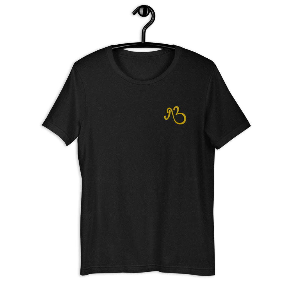 AfriBix Classic Embroidered Short-sleeve unisex t-shirt