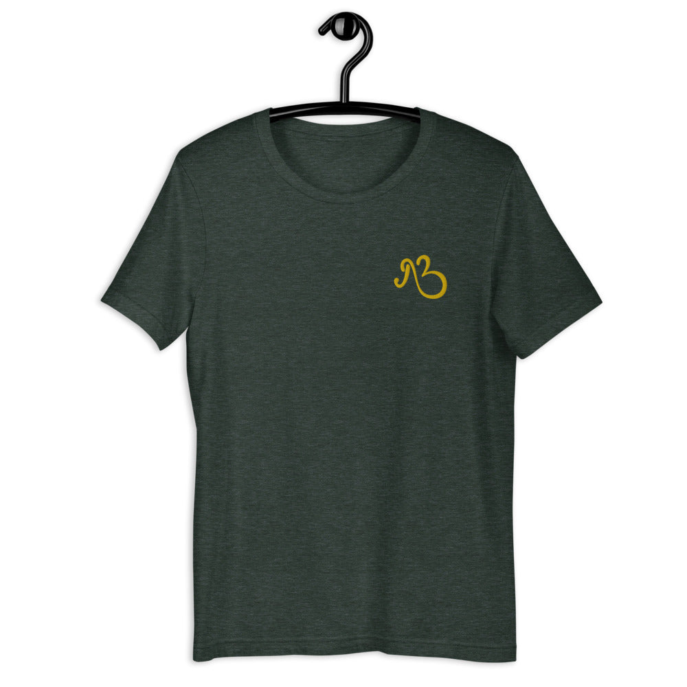 AfriBix Classic Embroidered Short-sleeve unisex t-shirt