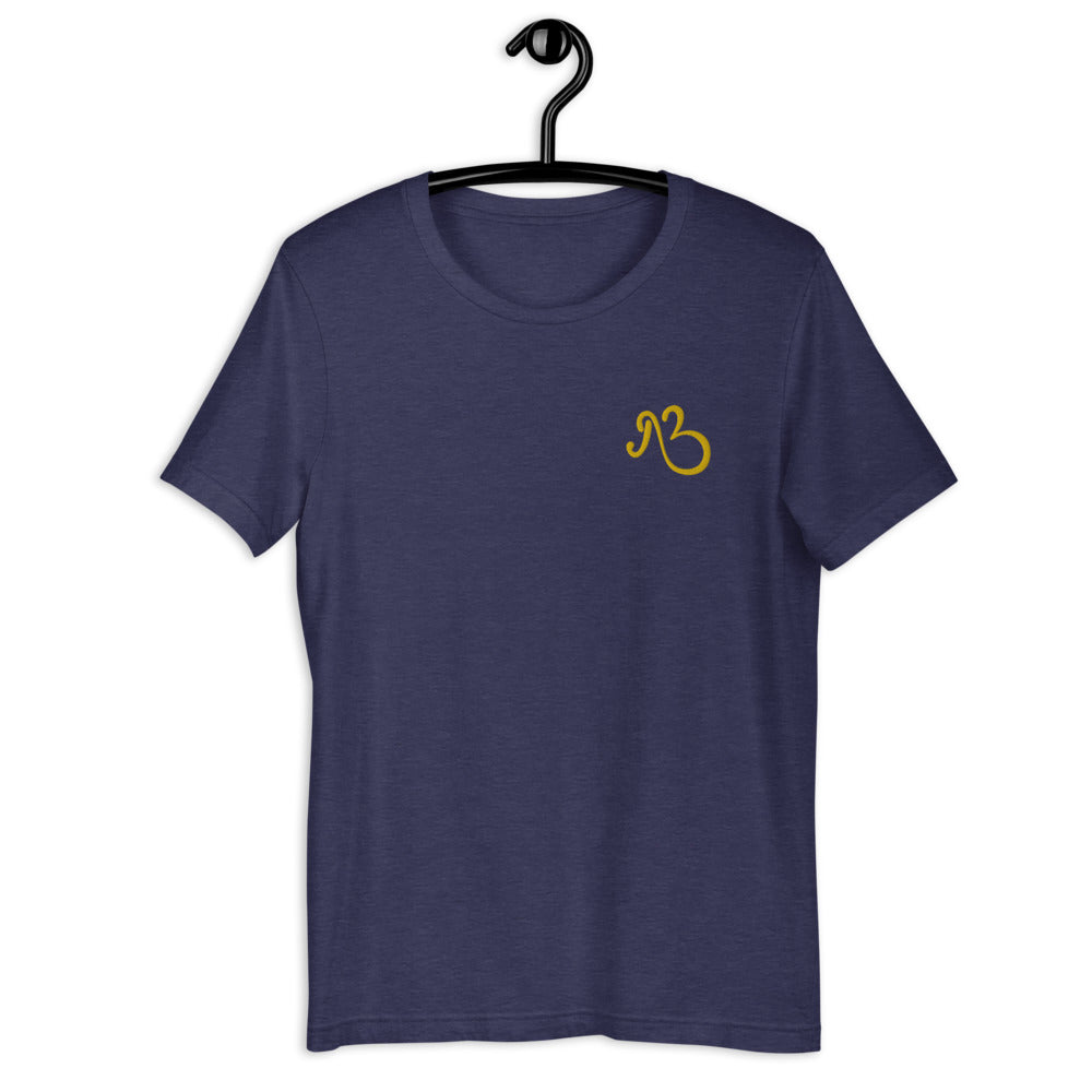 AfriBix Classic Embroidered Short-sleeve unisex t-shirt