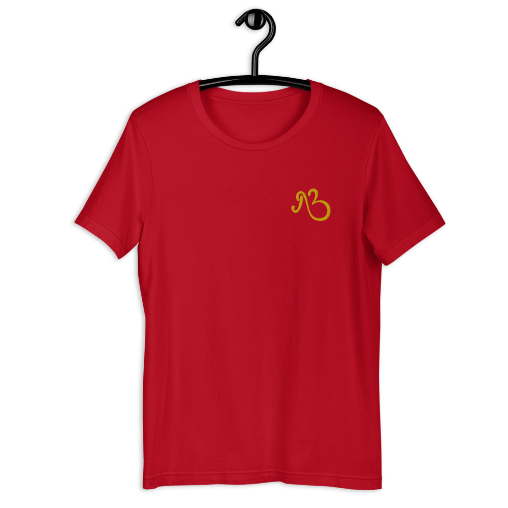 AfriBix Classic Embroidered Short-sleeve unisex t-shirt