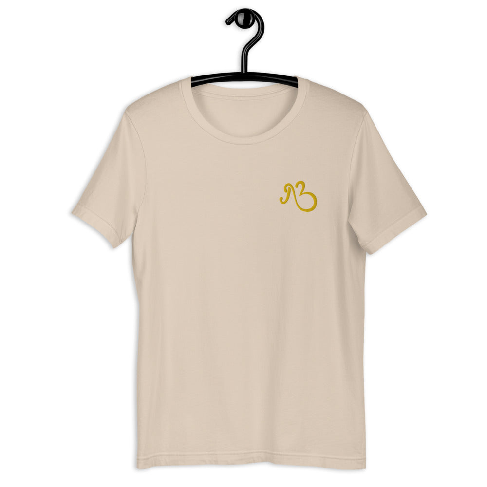 AfriBix Classic Embroidered Short-sleeve unisex t-shirt