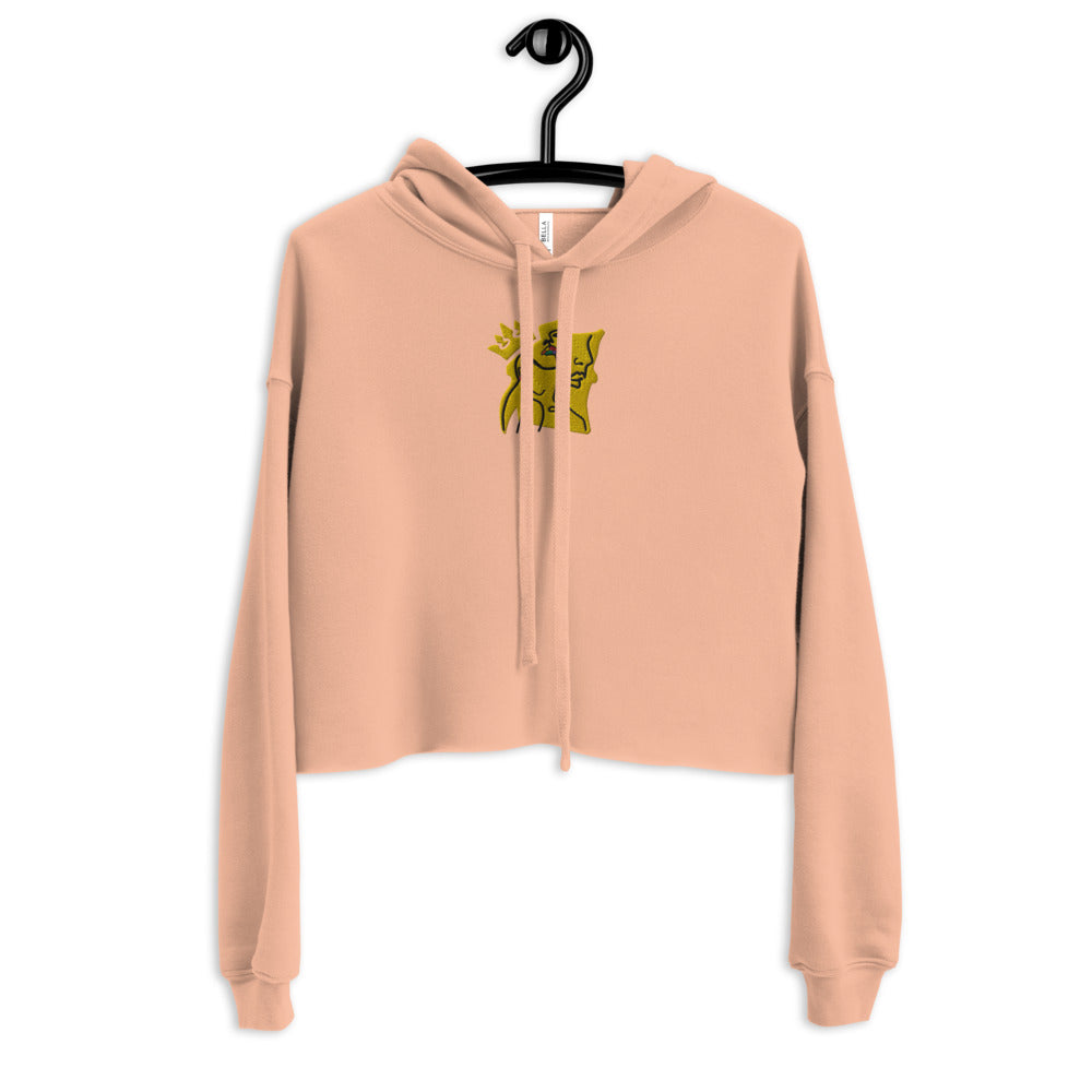 My Sista's Keeper Embroidered Crop Hoodie