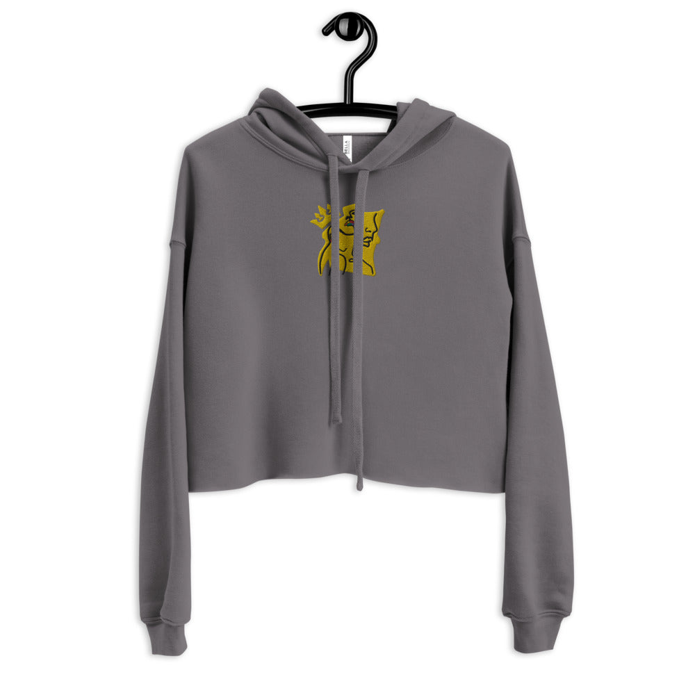 My Sista's Keeper Embroidered Crop Hoodie