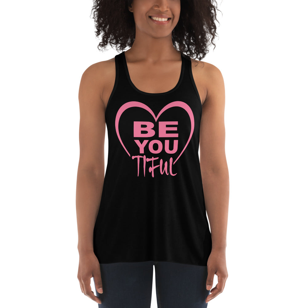 BEAUTIFUL Women's Flowy Racerback Tank