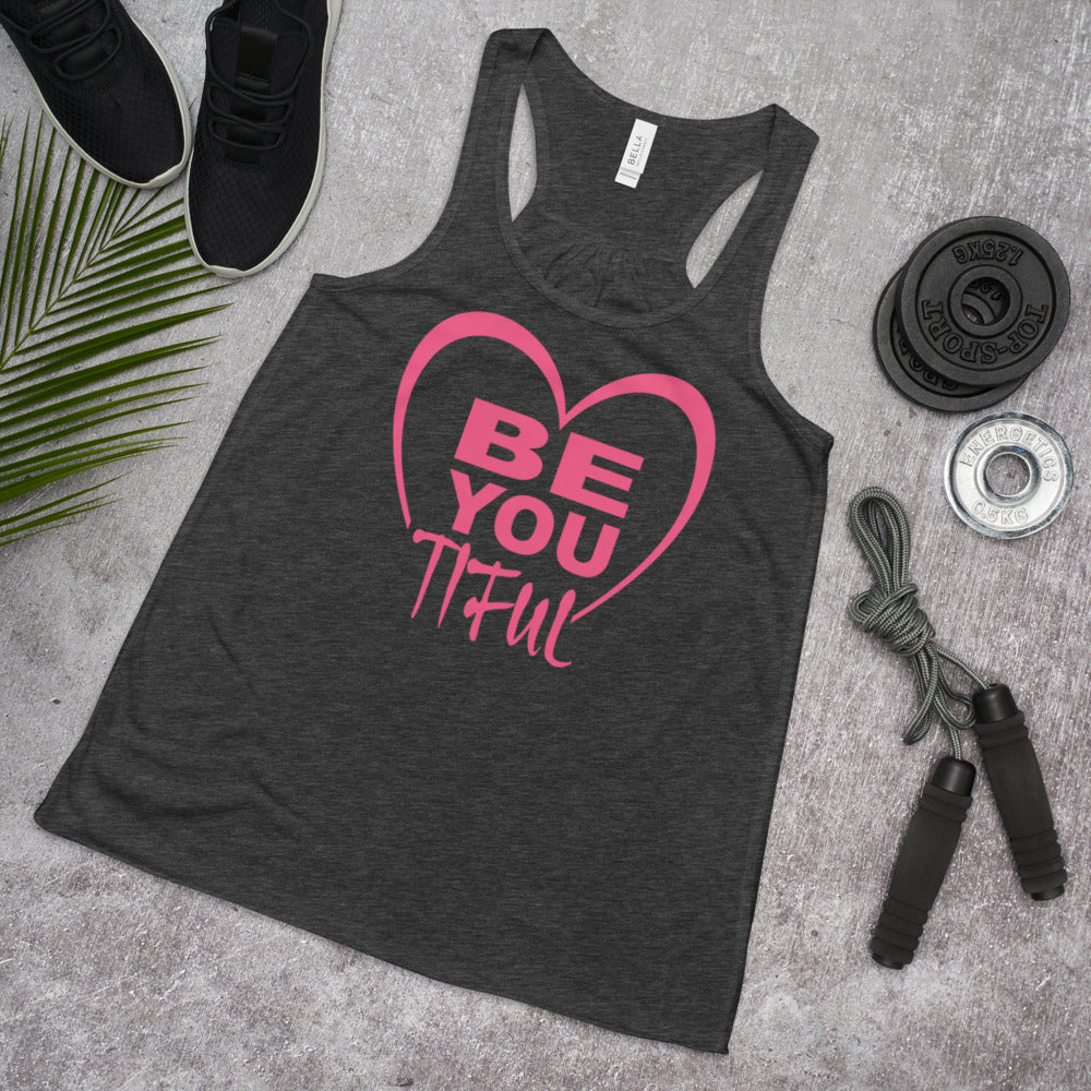 BEAUTIFUL Women's Flowy Racerback Tank