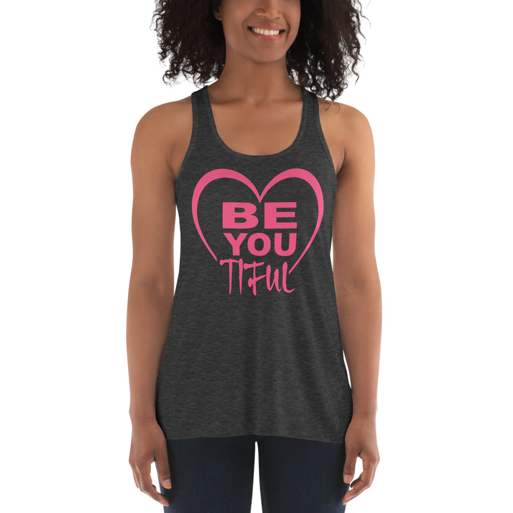 BEAUTIFUL Women's Flowy Racerback Tank