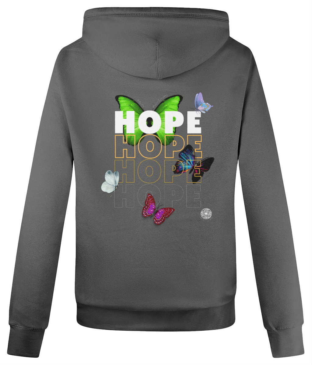 HOPE Unisex Cross Neck Hoodie